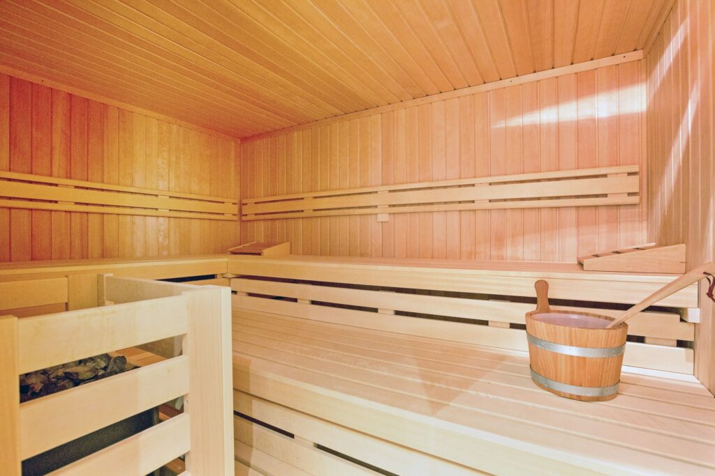 Sauna in Ferienwohnung Wenningstedt