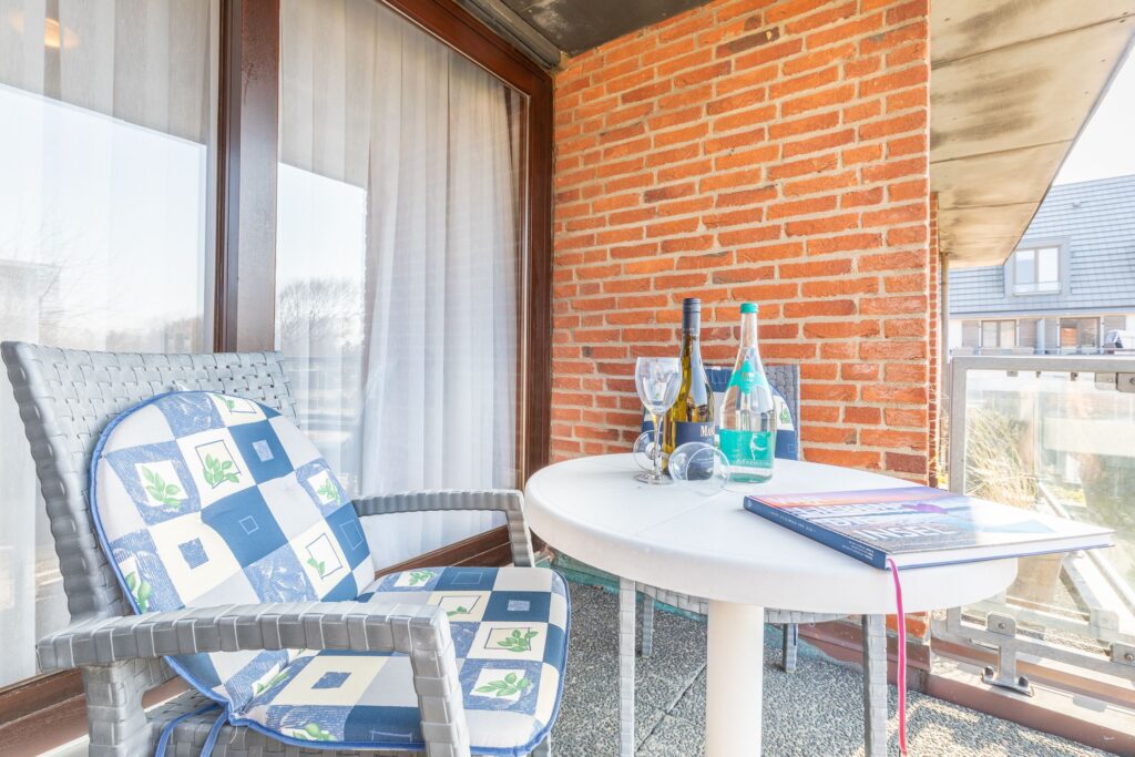 Balkon von Ferienwohnung Wenningstedt