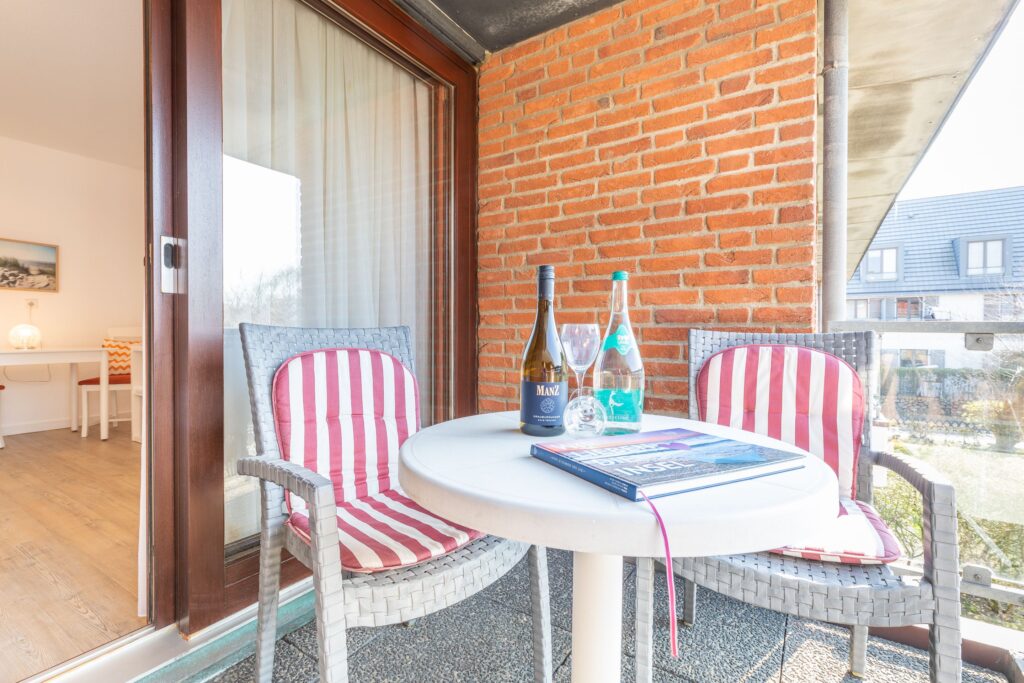 Balkon von Ferienwohnung Wenningstedt