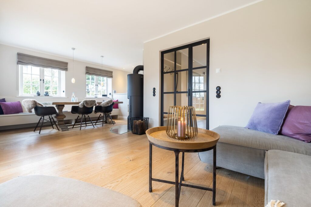 Wohnzimmer in Ferienwohnung Wenningstedt