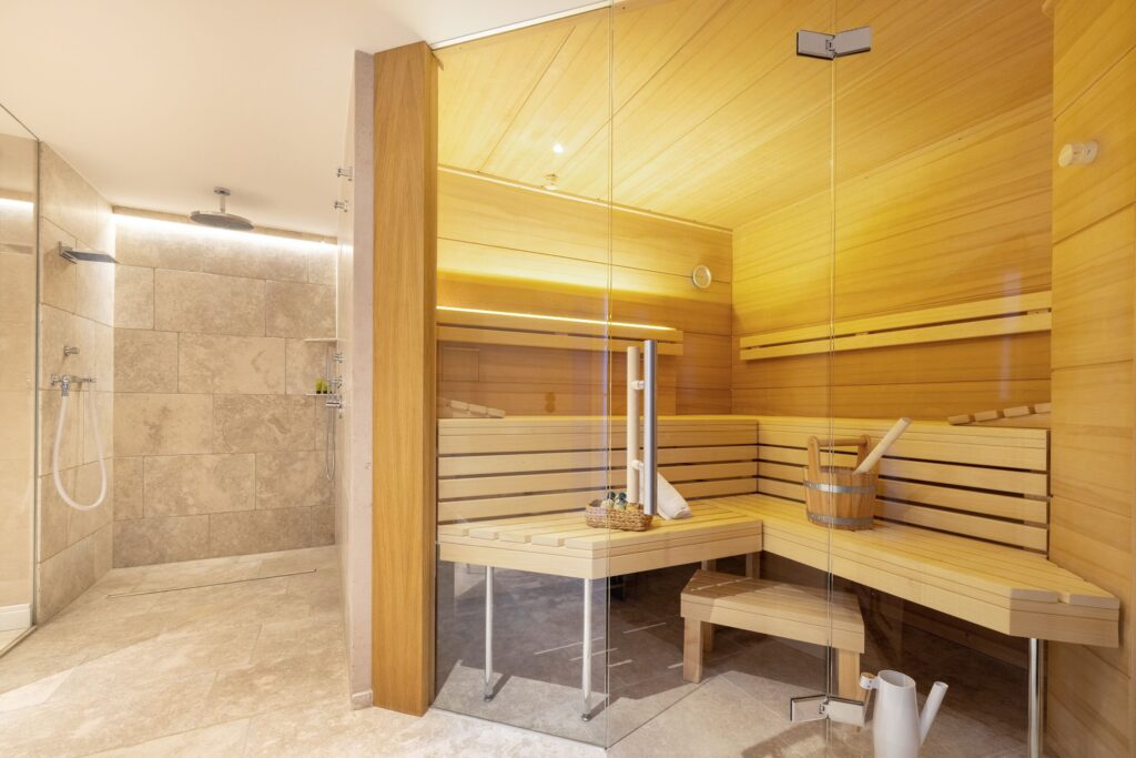 Sauna in Ferienwohnung Wenningstedt