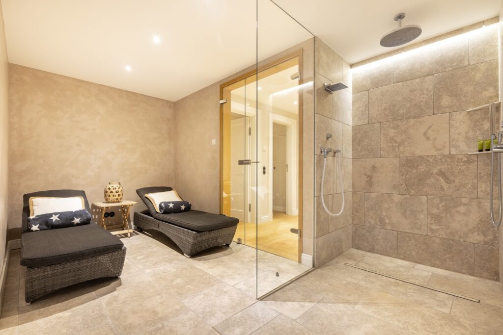 Sauna in Ferienwohnung Wenningstedt