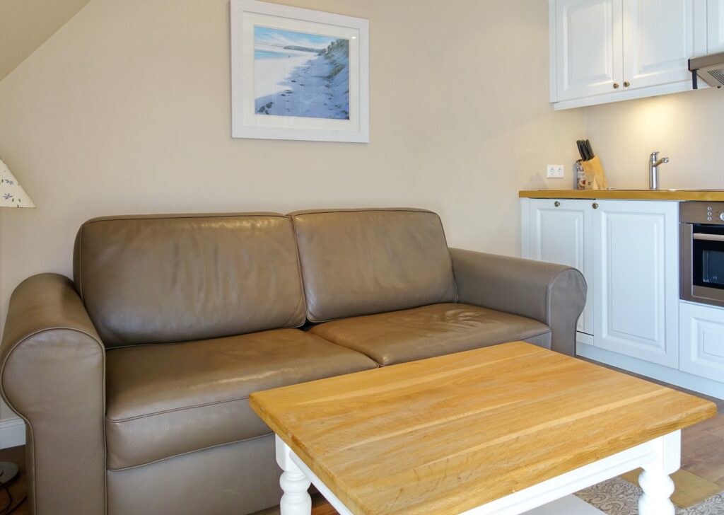 Wohnzimmer in Ferienwohnung Wenningstedt