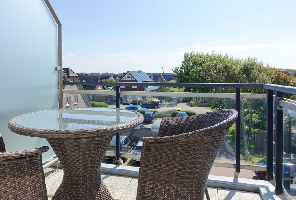 Balkon von Ferienwohnung Wenningstedt