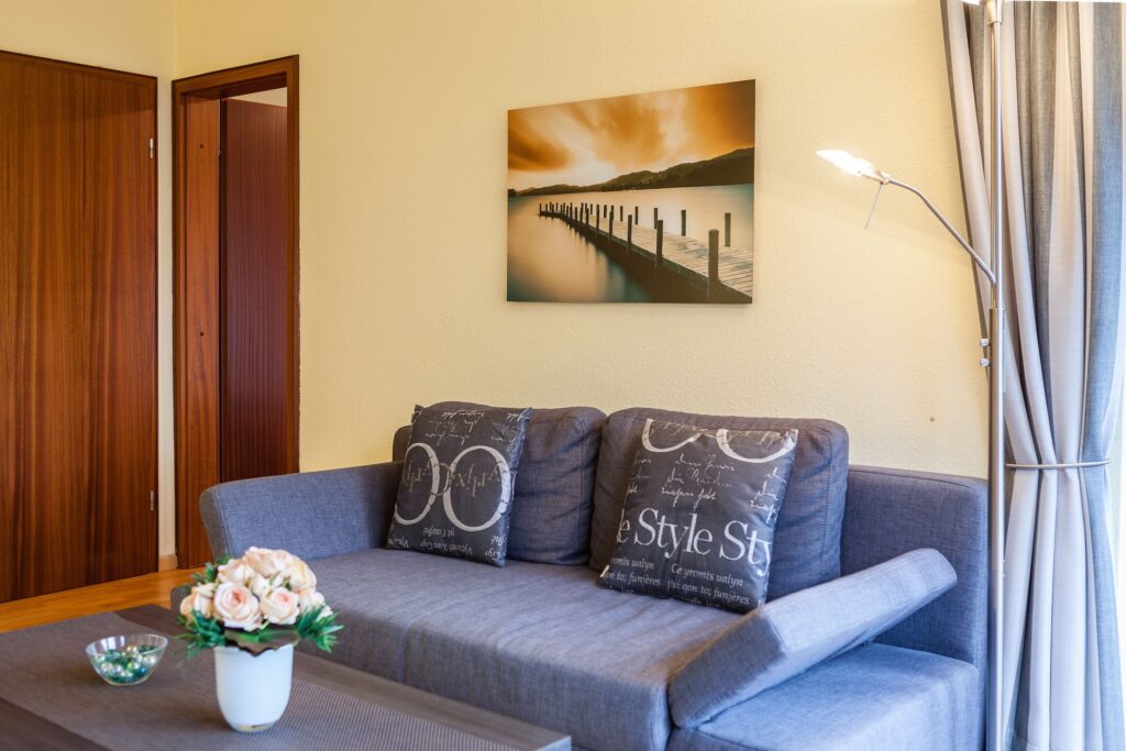 Wohnzimmer in Ferienwohnung Wenningstedt