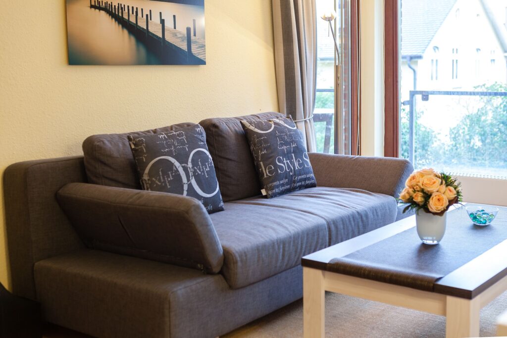 Wohnzimmer in Ferienwohnung Wenningstedt