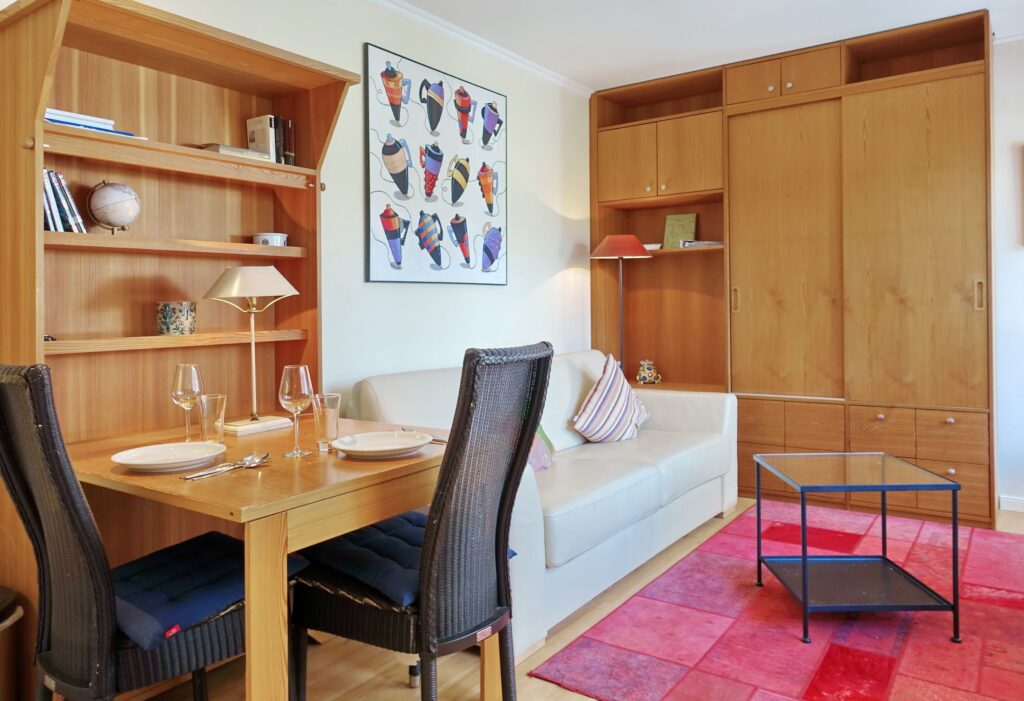 Wohnzimmer in Ferienwohnung Wenningstedt