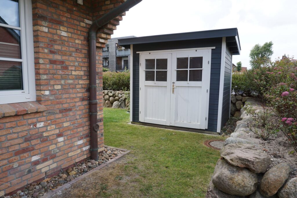 Garten von Ferienwohnung Wenningstedt