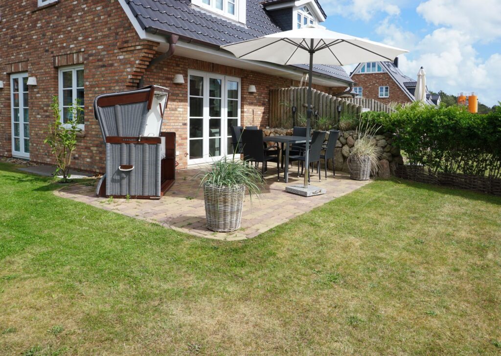 Garten von Ferienwohnung Wenningstedt