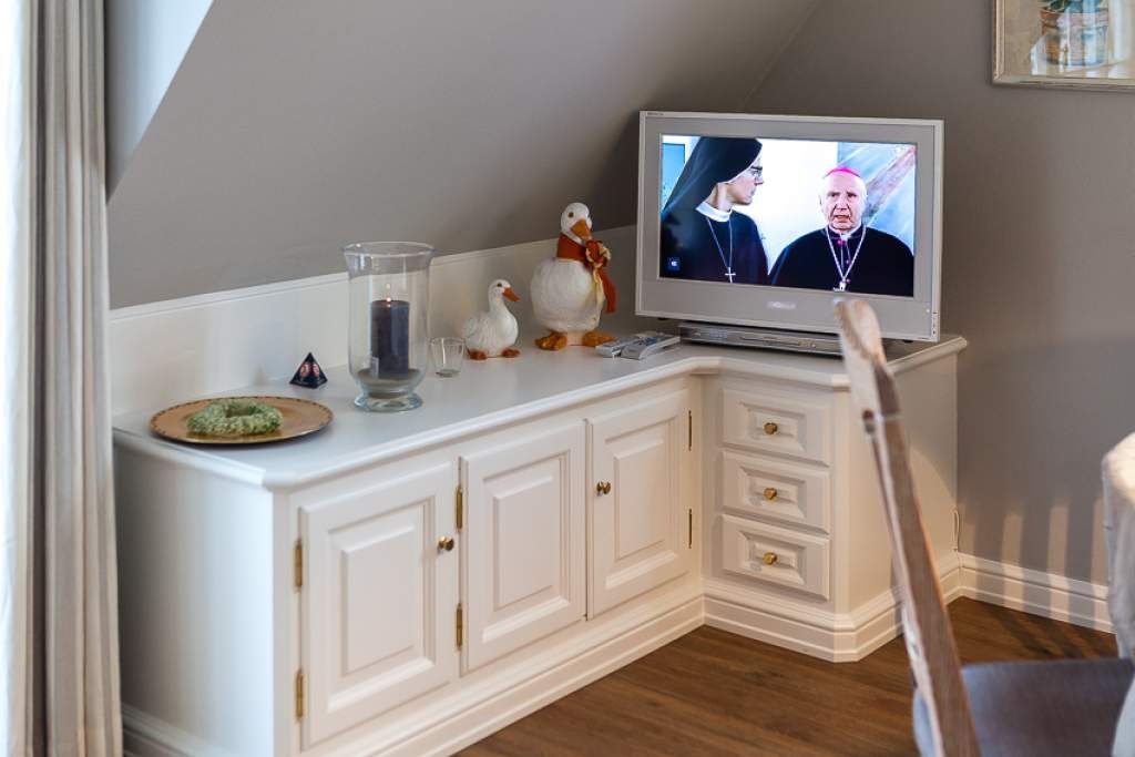 Wohnzimmer in Ferienwohnung Wenningstedt
