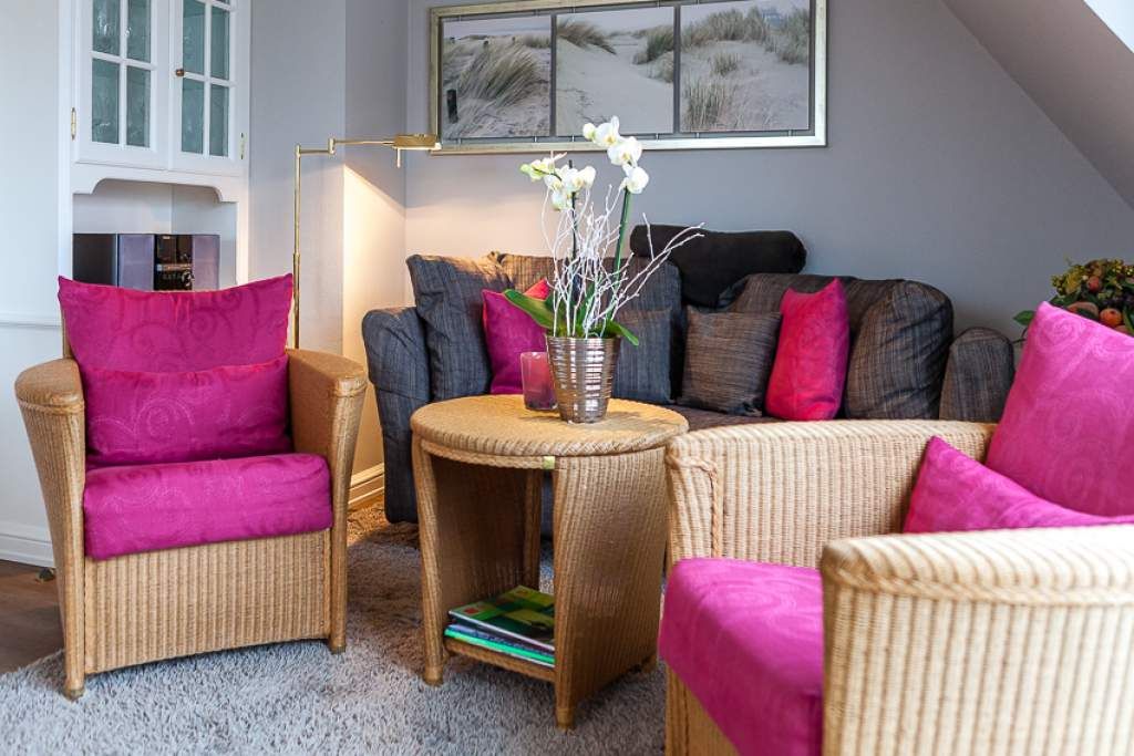 Wohnzimmer in Ferienwohnung Wenningstedt