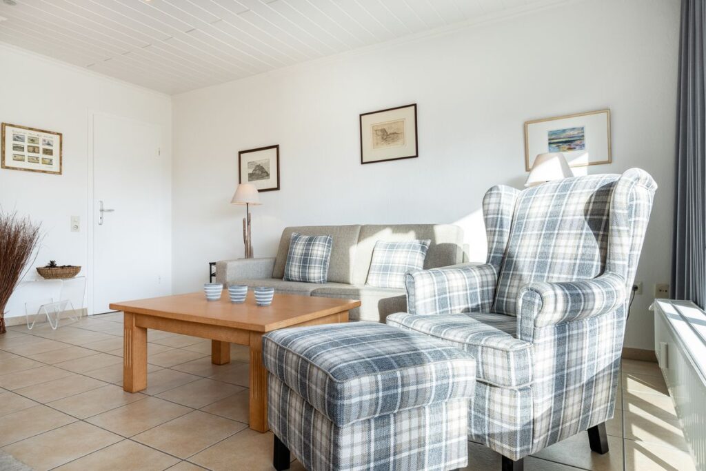Wohnzimmer in Ferienwohnung Wenningstedt