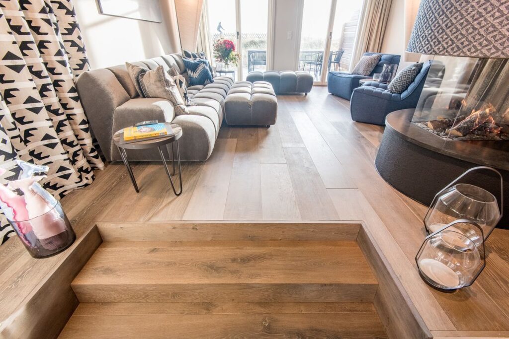 Wohnzimmer in Ferienwohnung Wenningstedt