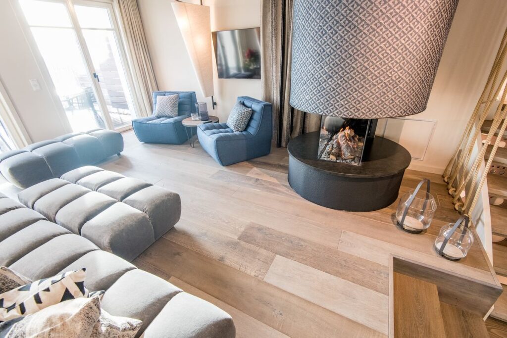 Wohnzimmer in Ferienwohnung Wenningstedt