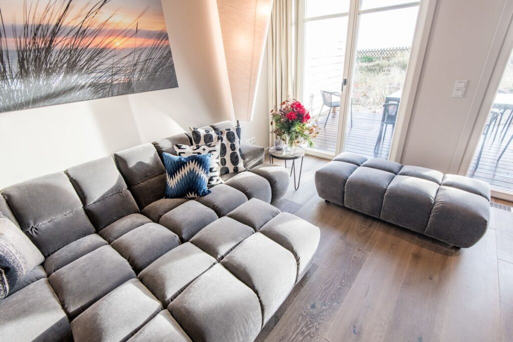 Wohnzimmer in Ferienwohnung Wenningstedt