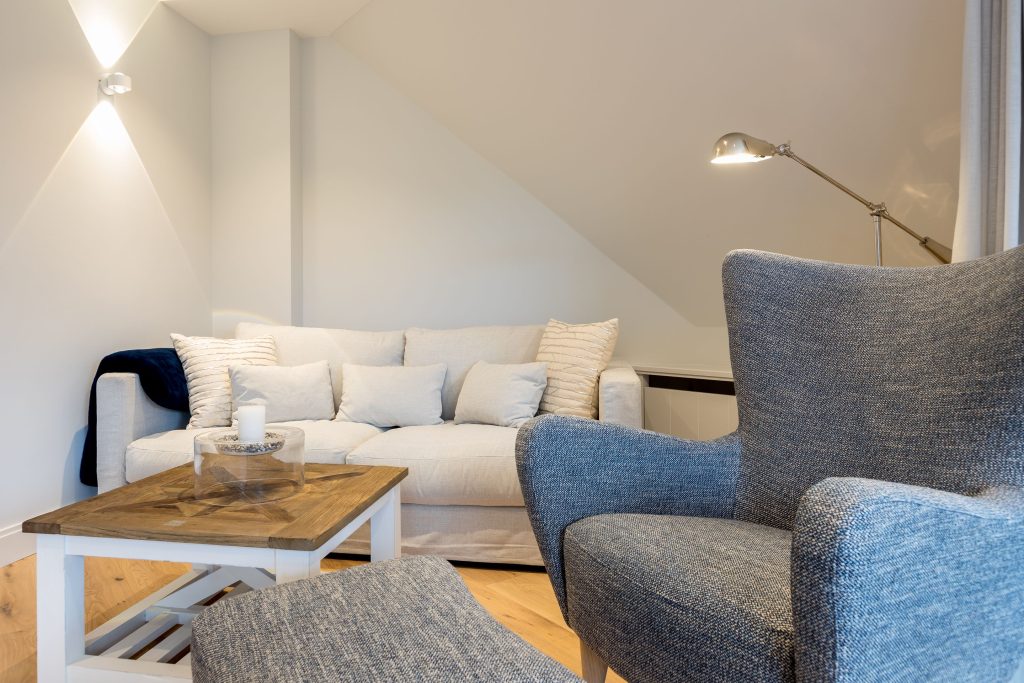 Wohnzimmer in Ferienwohnung Wenningstedt