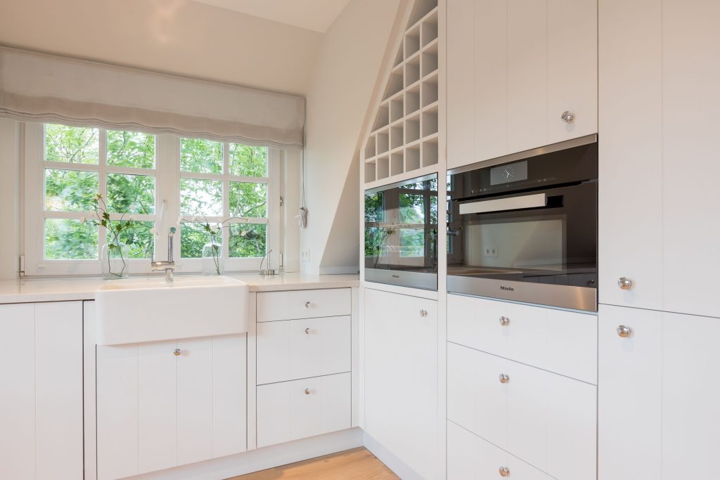 Küche in Ferienwohnung Wenningstedt