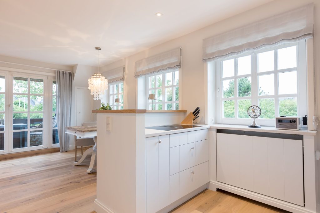 Küche in Ferienwohnung Wenningstedt