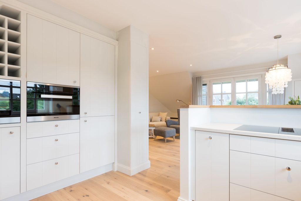 Küche in Ferienwohnung Wenningstedt