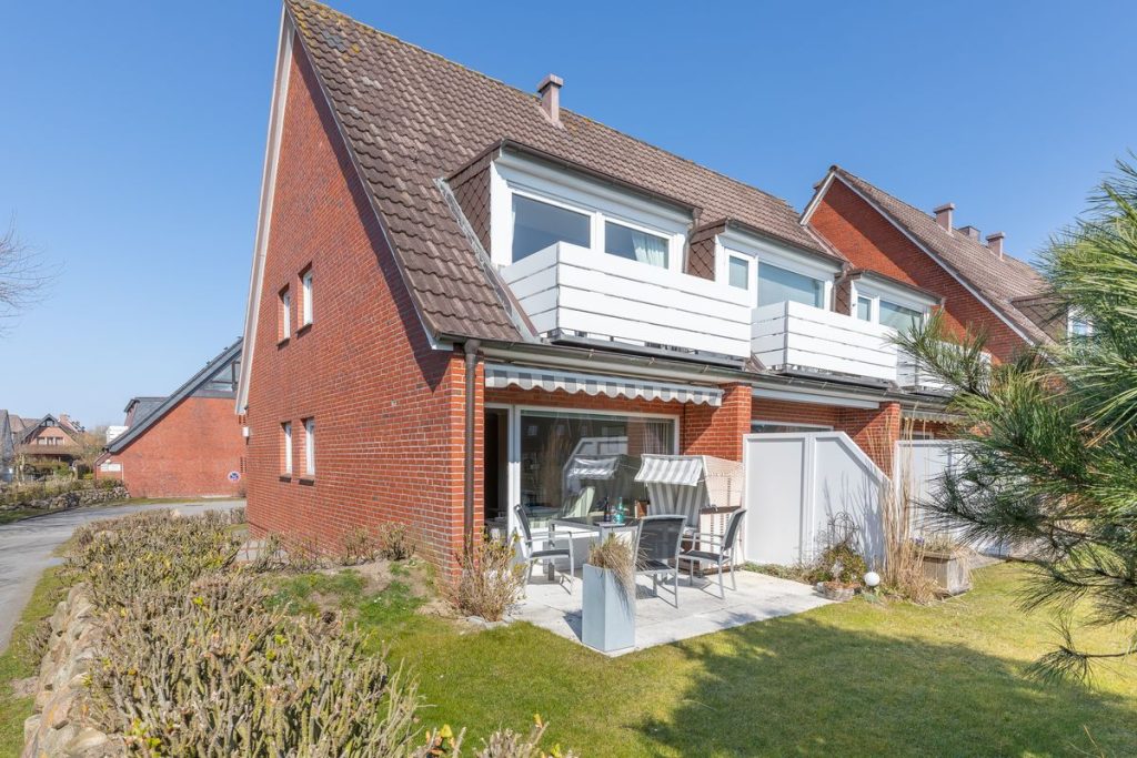 Garten von Ferienwohnung Wenningstedt