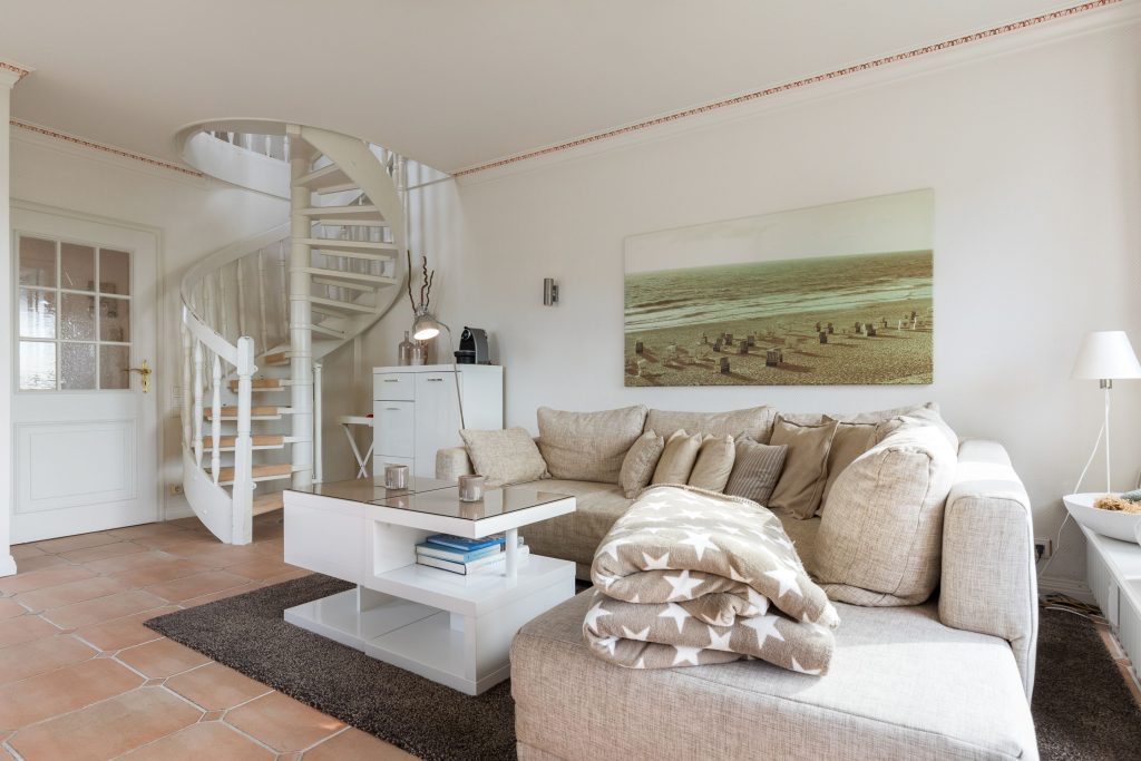 Wohnzimmer in Ferienwohnung Wenningstedt