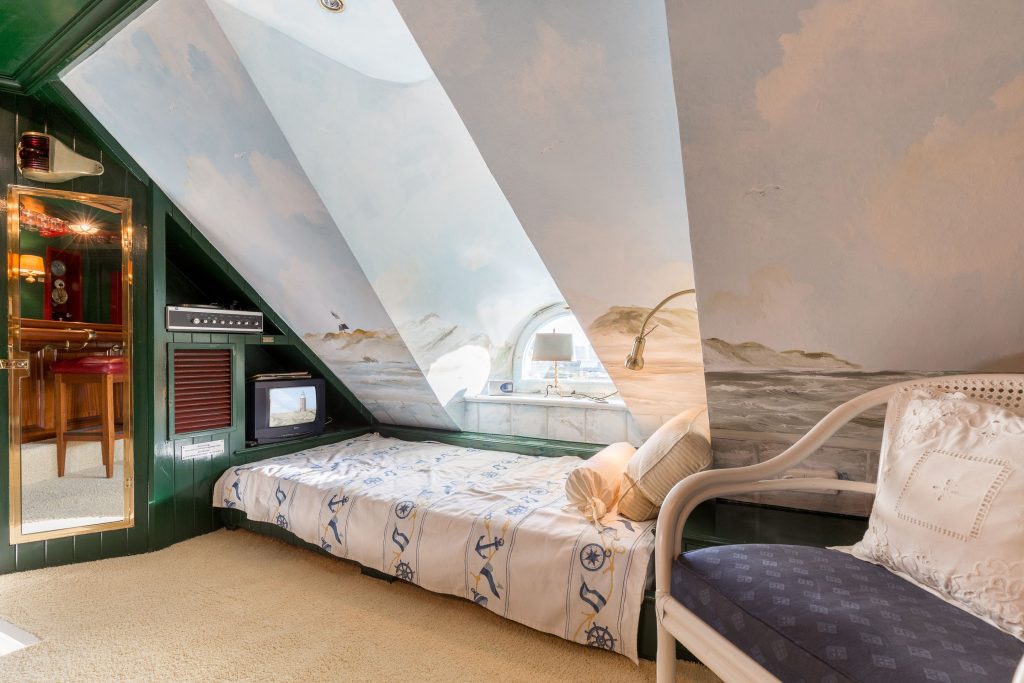 Schlafzimmer in Ferienwohnung Wenningstedt
