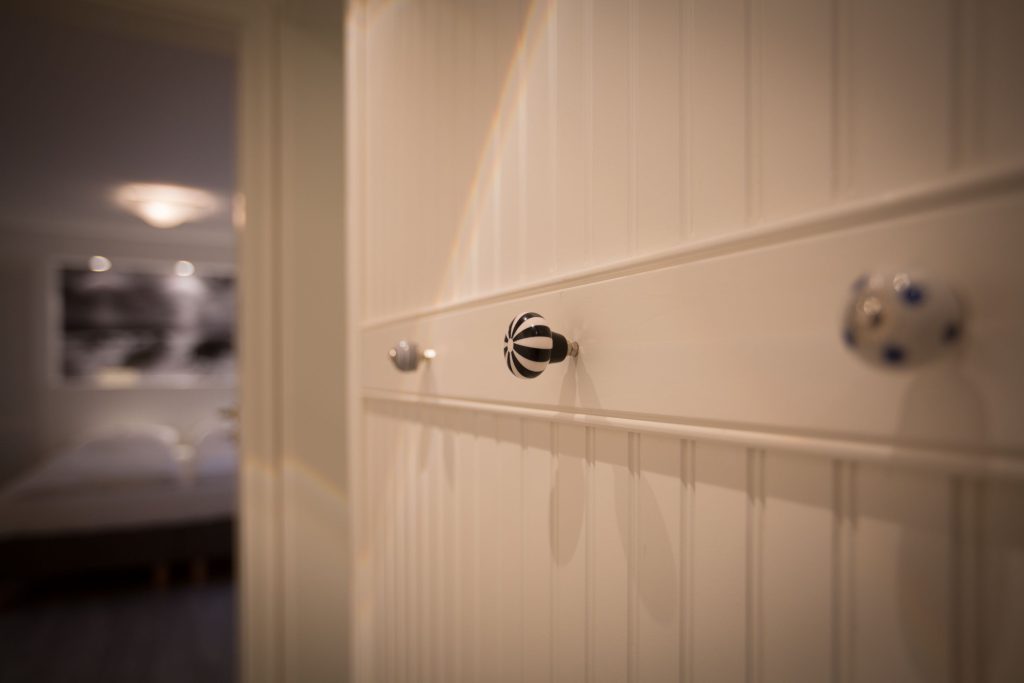 Schlafzimmer in Ferienwohnung Wenningstedt