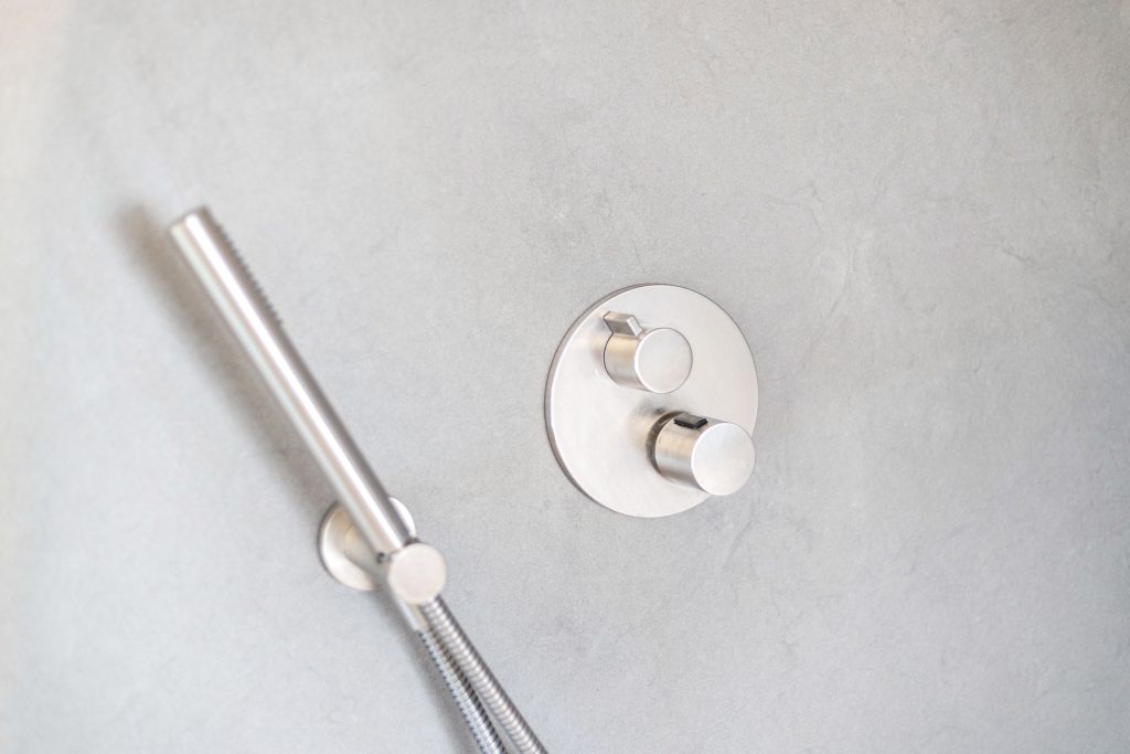 Dusche in Ferienwohnung Wenningstedt