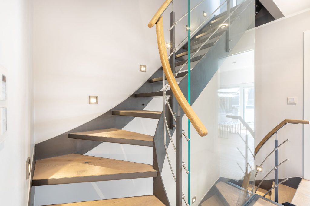Treppe in Ferienwohnung Wenningstedt