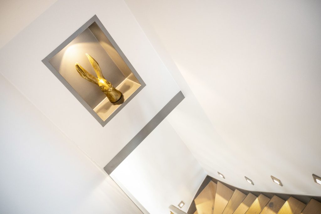 Treppe in Ferienwohnung Wenningstedt