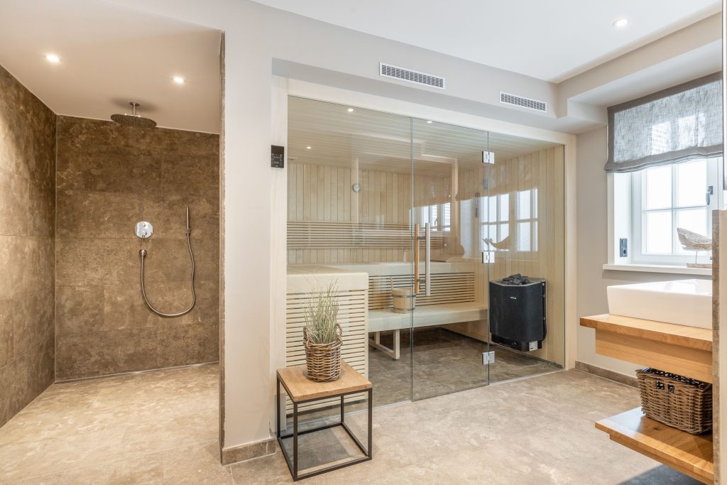 Sauna in Ferienwohnung Wenningstedt