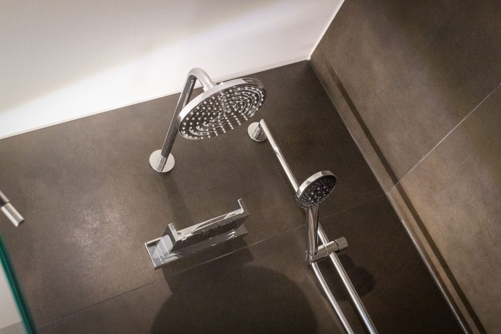 Bad in Ferienwohnung Wenningstedt