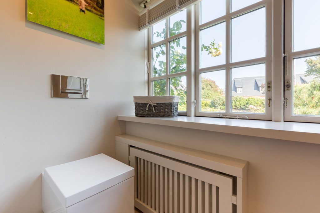 Schlafzimmer in Ferienwohnung Wenningstedt