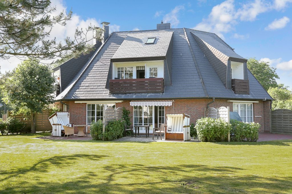Garten von Ferienwohnung Wenningstedt