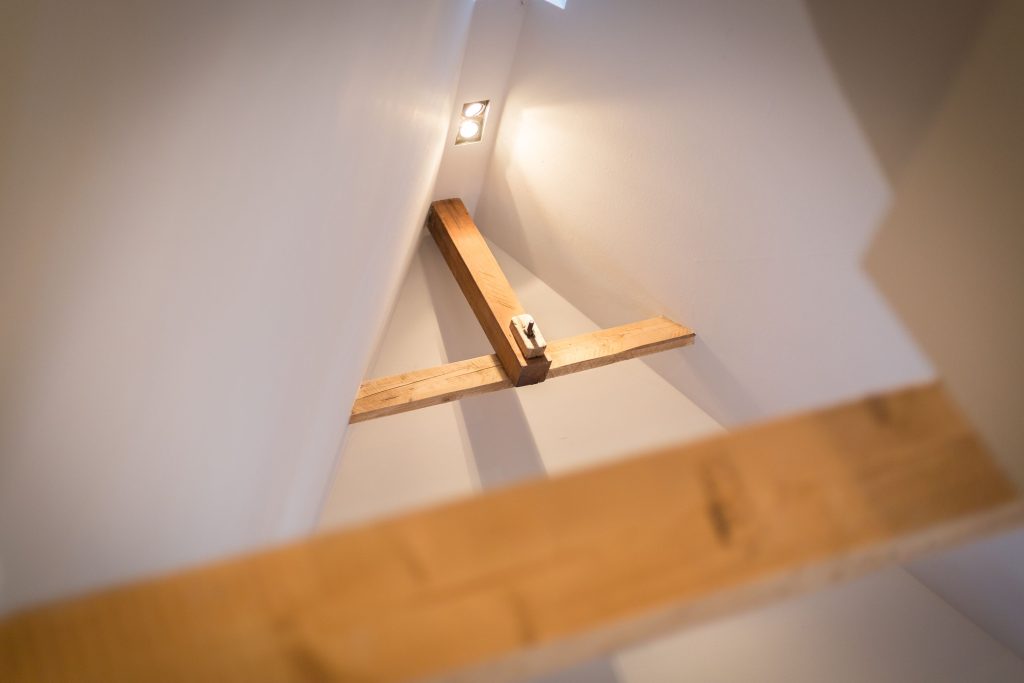 Dachbalken in Ferienwohnung Wenningstedt