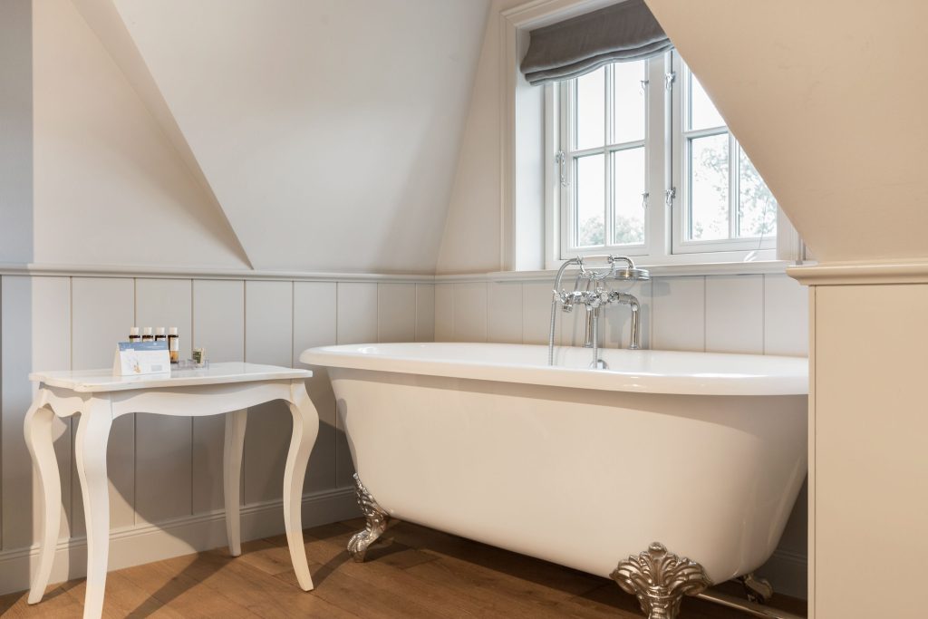 Bad in Ferienwohnung Wenningstedt