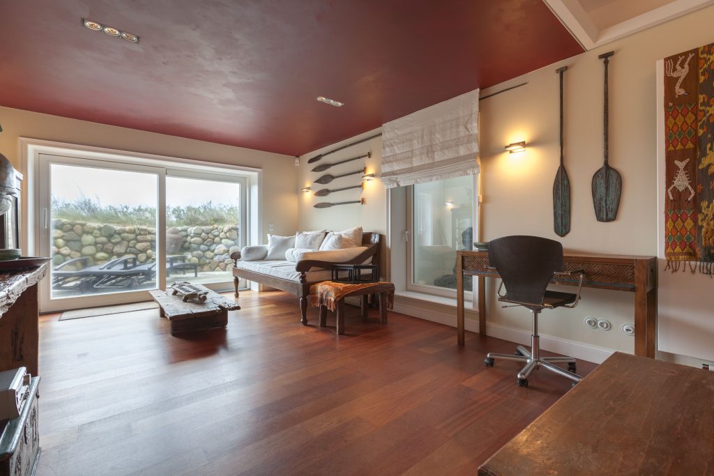 Wohnzimmer in Ferienwohnung Wenningstedt