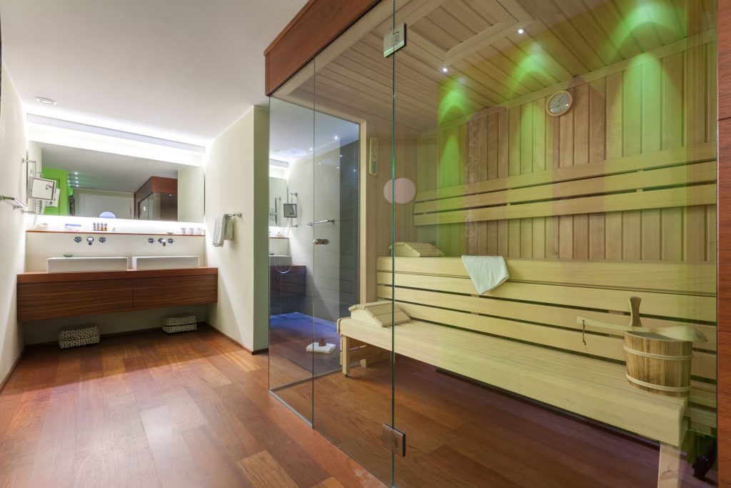 Sauna in Ferienwohnung Wenningstedt