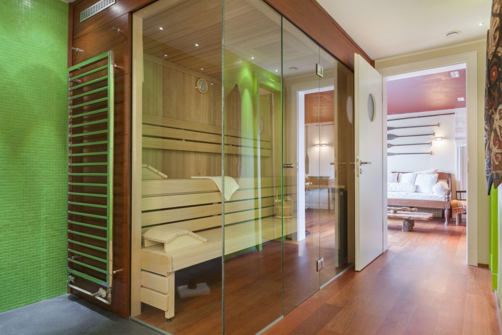 Sauna in Ferienwohnung Wenningstedt