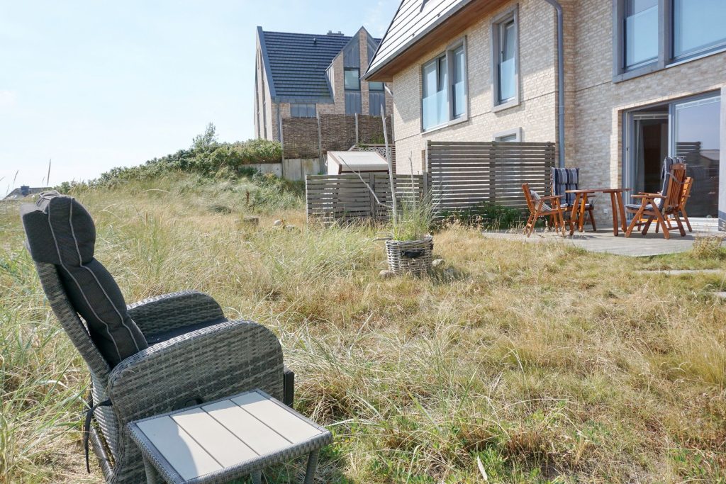 Garten von Ferienwohnung Wenningstedt