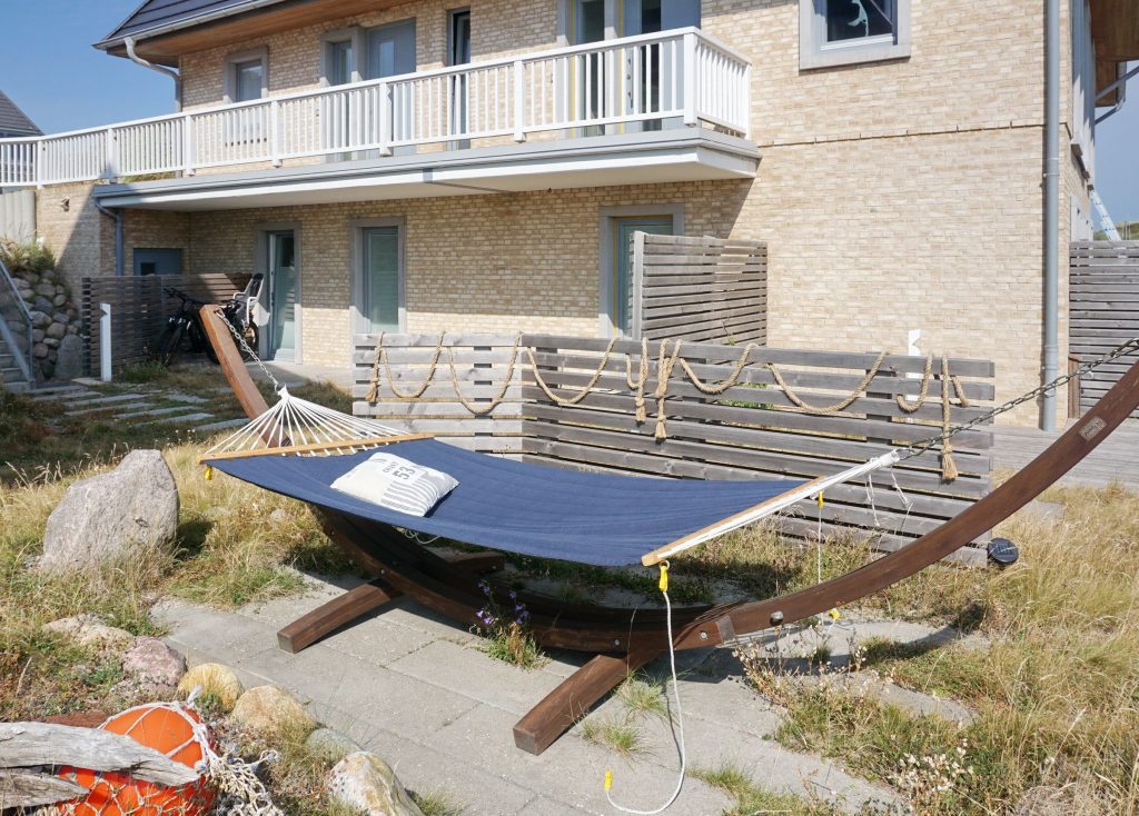 Terrasse von Ferienwohnung Wenningstedt