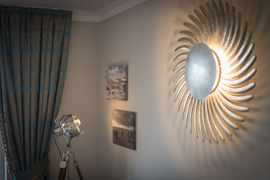 Sonnenlampe in Ferienwohnung auf Sylt