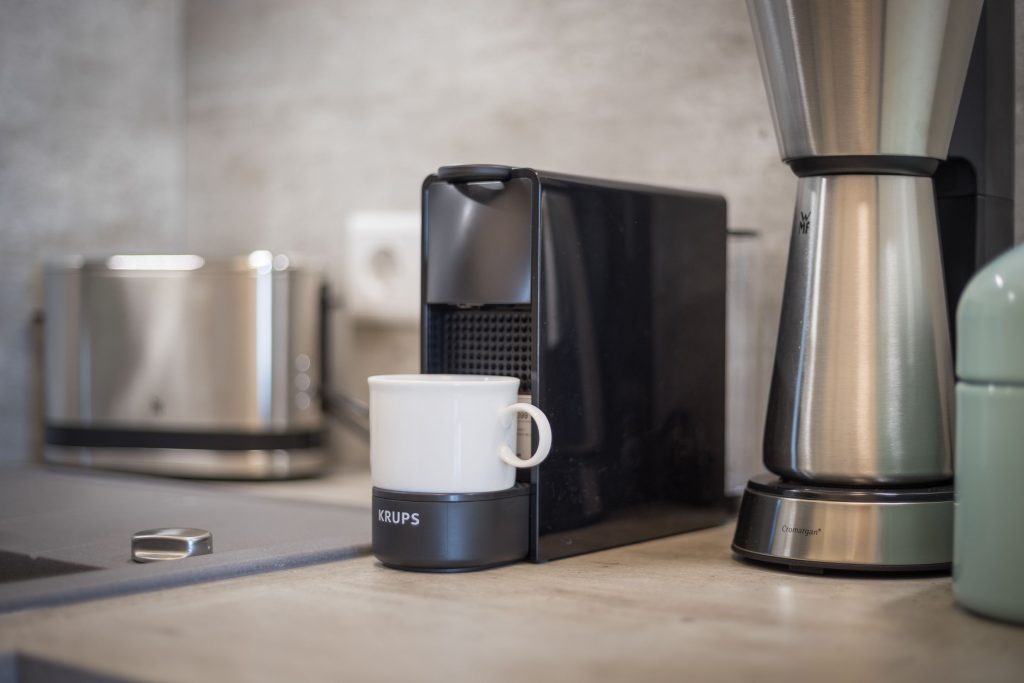 Kaffemaschine in Ferienwohnung auf Sylt