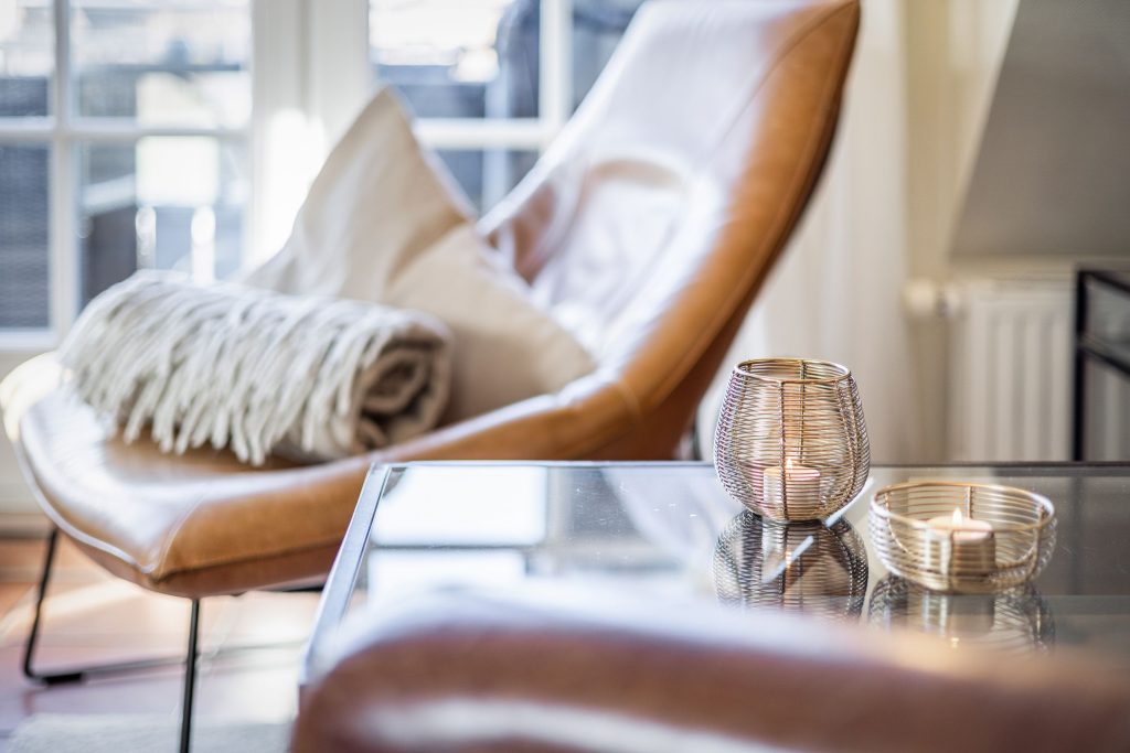 Wohnzimmer in Ferienwohnung in Wenningstedt