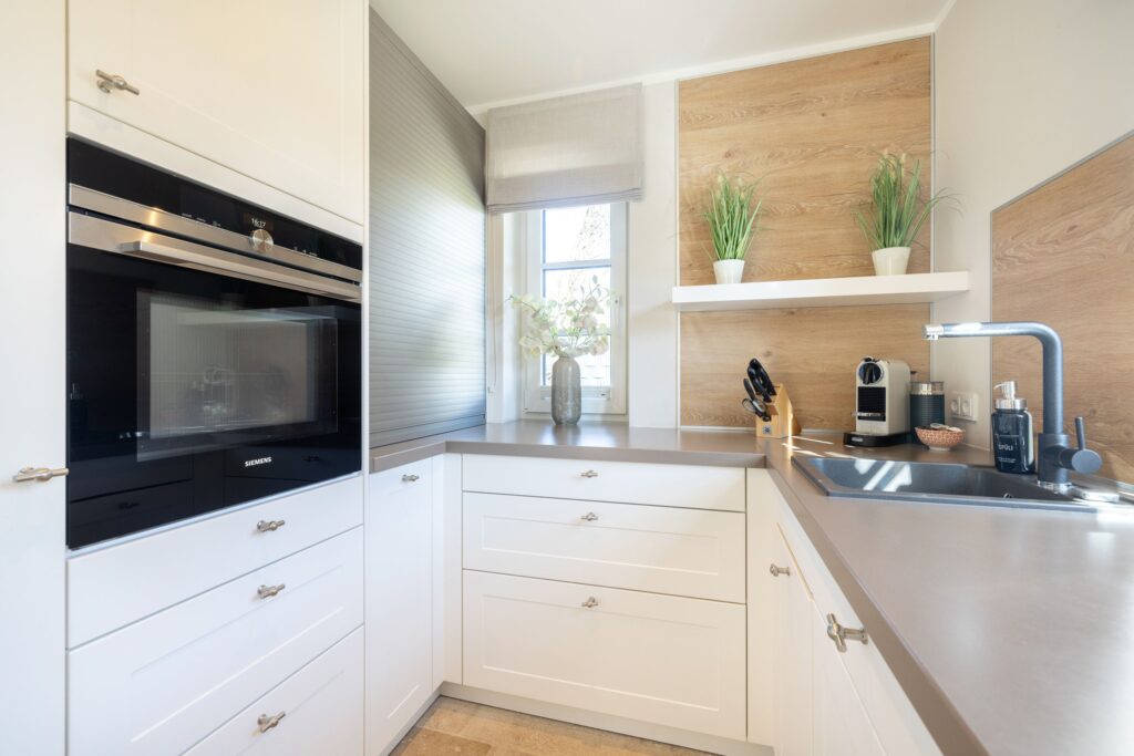 Küche in Ferienwohnung Wenningstedt