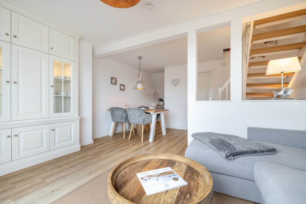 Wohnzimmer in Ferienwohnung Wenningstedt