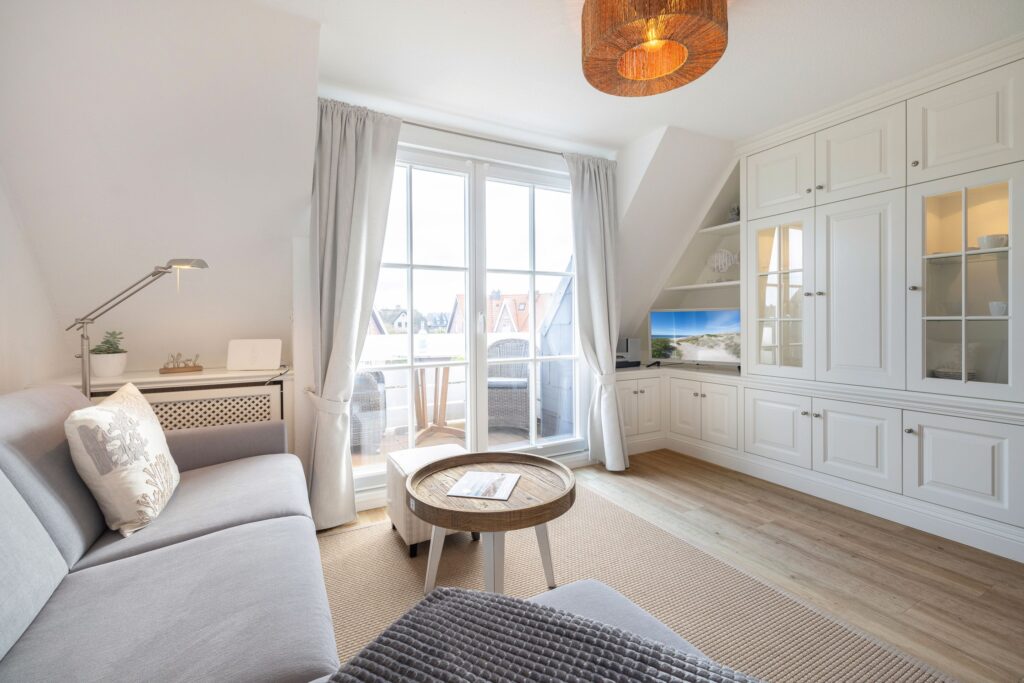 Wohnzimmer in Ferienwohnung Wenningstedt