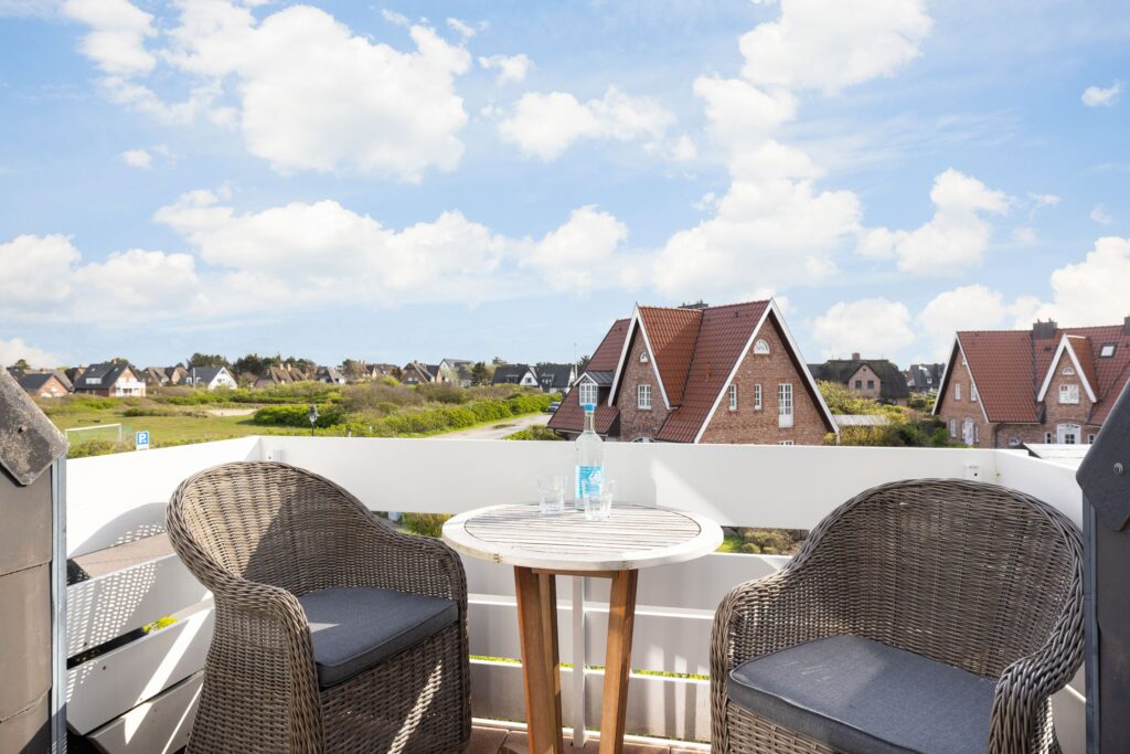 Balkon von Ferienwohnung Wenningstedt