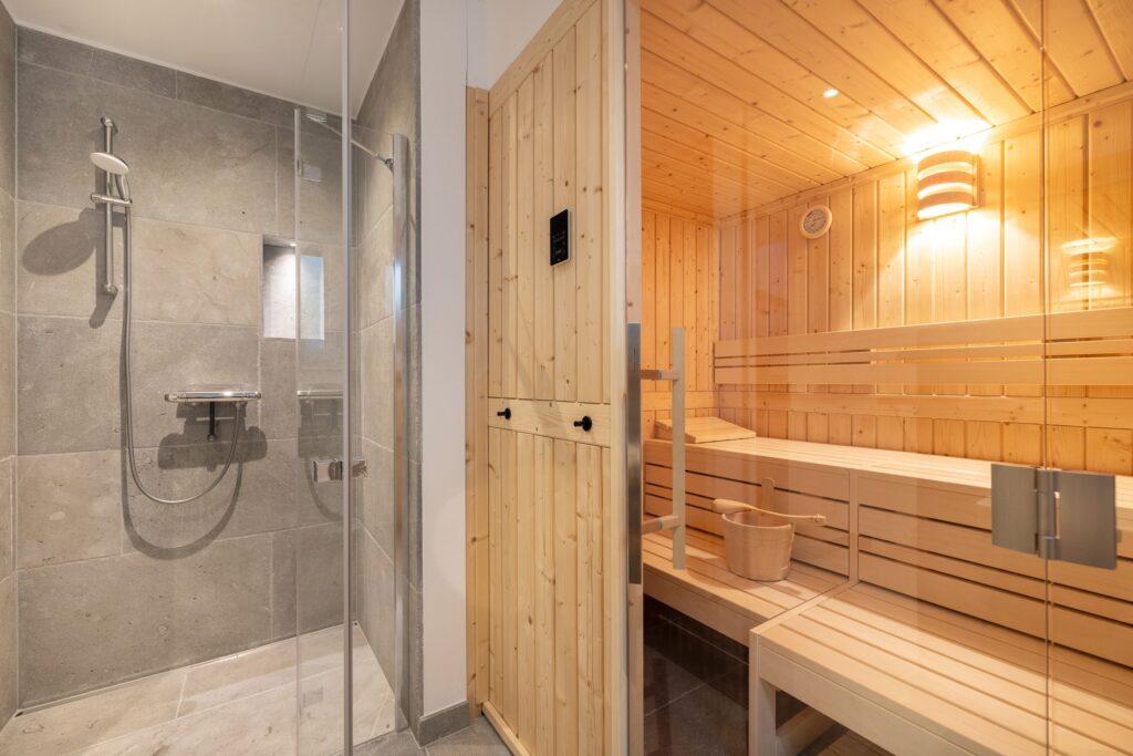 Sauna in Ferienwohnung Wenningstedt
