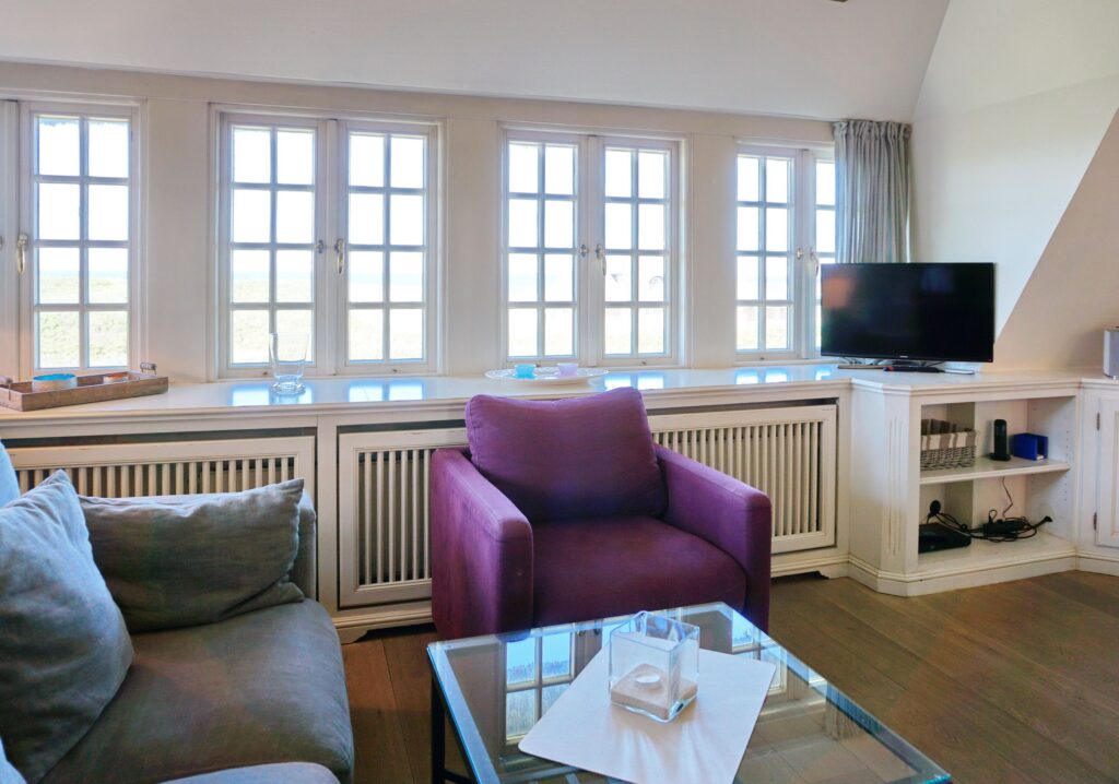 Wohnzimmer in Ferienwohnung Wenningstedt